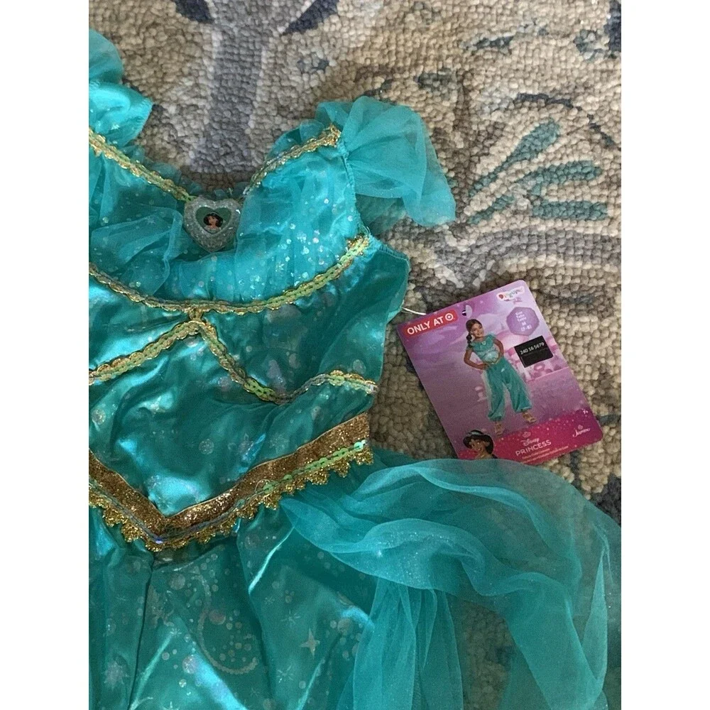New Disney Princess Aladdin Jasmine Costume Girls M (7-8) Halloween